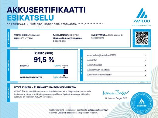 Volkswagen ID.3 vaihtoauto