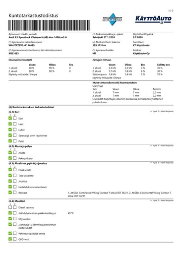 Audi A3 vaihtoauto