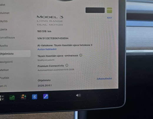 Tesla Model 3 vaihtoauto