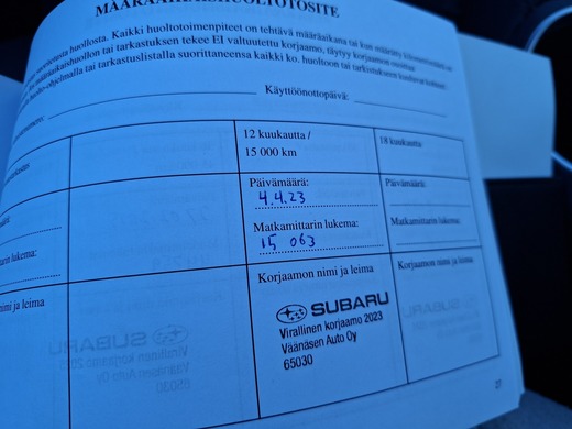 Subaru Outback vaihtoauto