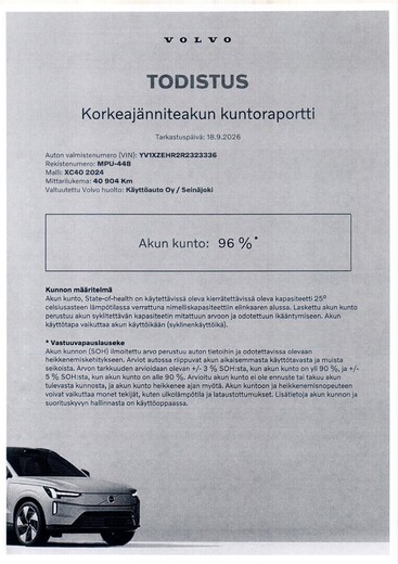 Volvo XC40 vaihtoauto