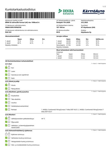 BMW X3 vaihtoauto