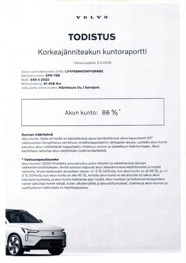 Volvo S90 vaihtoauto