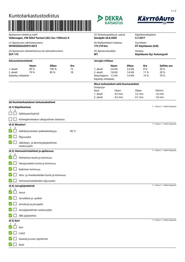 Volkswagen Golf vaihtoauto