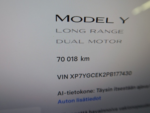 Tesla Model Y vaihtoauto
