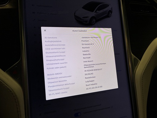 Tesla Model X vaihtoauto