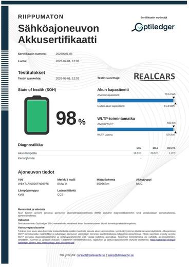BMW i4 vaihtoauto