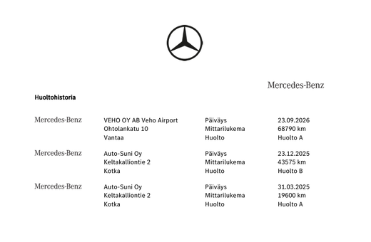 Mercedes-Benz E vaihtoauto