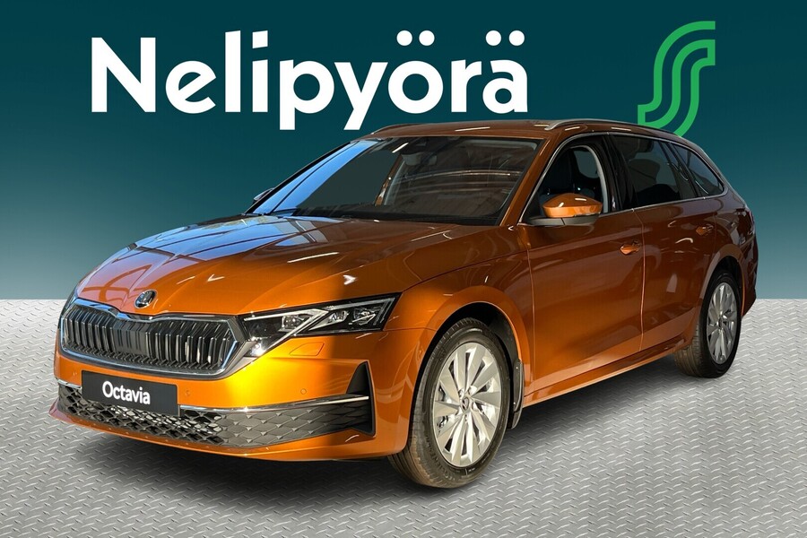 Combi 1.5 TSI 116 Style eTEC DSG Autom. - Korkokampanja 1,99% + kulut! - Automaattivaihteisto nyt veloituksetta | Canton Sound System | Webasto | Vetokoukku | Premium metalliväri Phoenix Orange heti ajoon Skoda Octavia