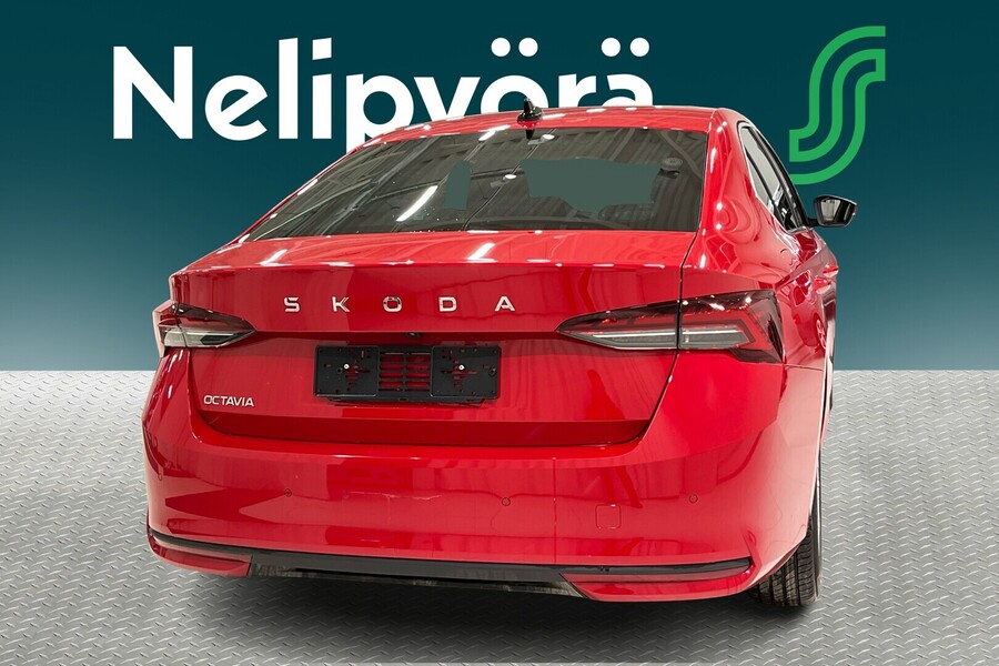1.5 TSI 150 Style eTEC DSG Autom. - Uusi ja ajamaton - Nopeaan toimitukseen / Vetokoukku / Velvet Red Premiumväri / Sähköisesti säädettävät etuistuimet heti ajoon Skoda Octavia