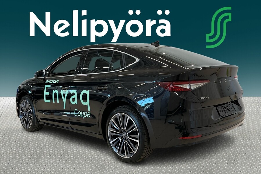 Coupé 85x 4x4 Style - 21" Aquarius | Vetokoukku | Advanced-paketti | Uusi ja ajamaton | Matrix LED | Lasikatto heti ajoon Skoda Enyaq