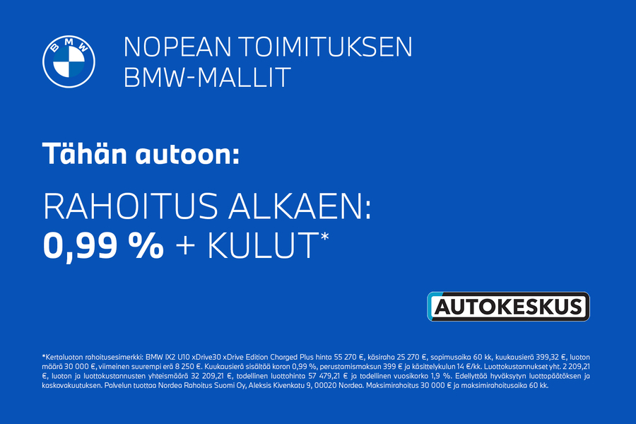 heti ajoon BMW iX2