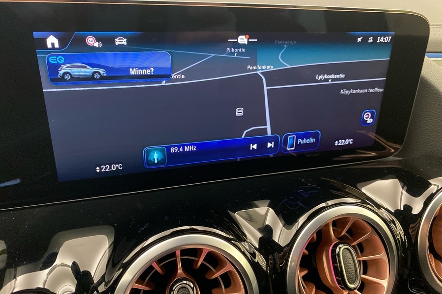 heti ajoon Mercedes-Benz EQA