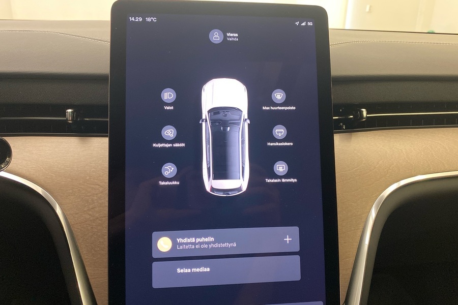 heti ajoon Volvo EX90