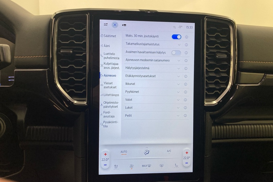 heti ajoon Ford Ranger