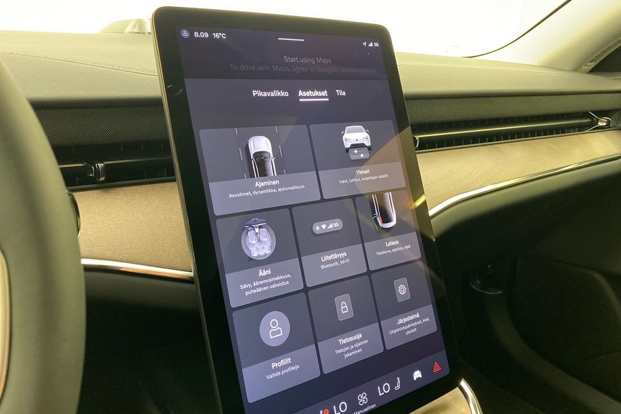 heti ajoon Volvo ES90