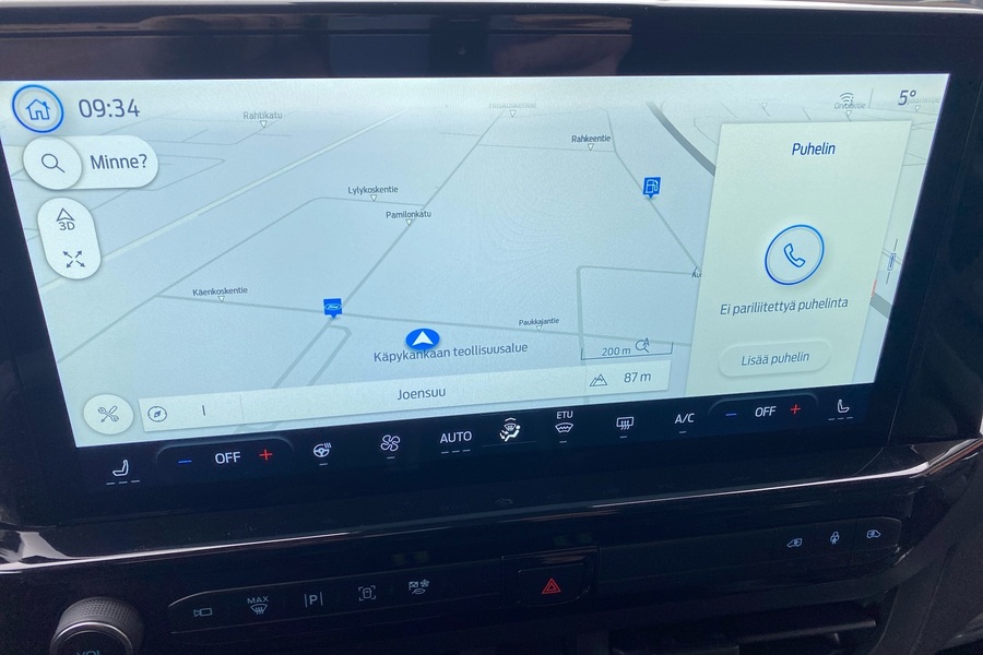 heti ajoon Ford Tourneo Custom