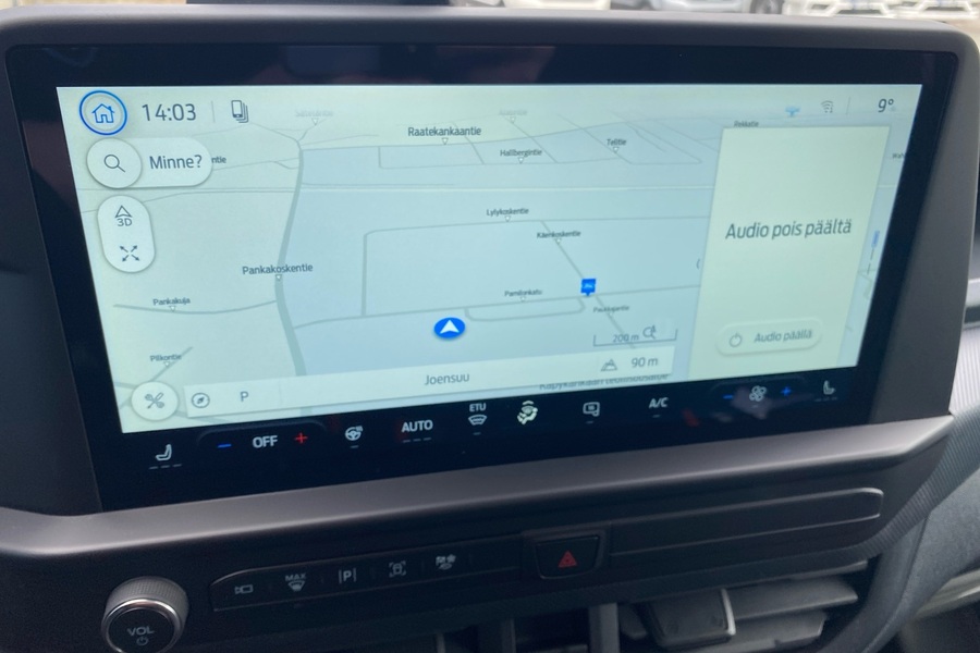 heti ajoon Ford Transit Custom