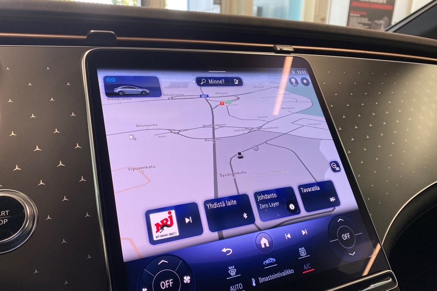 heti ajoon Mercedes-Benz EQE