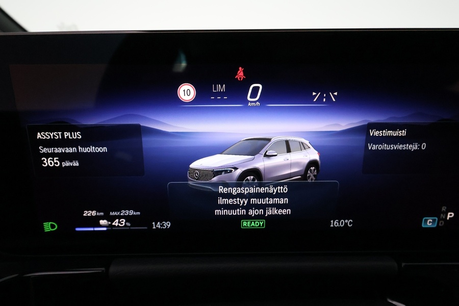 heti ajoon Mercedes-Benz EQA