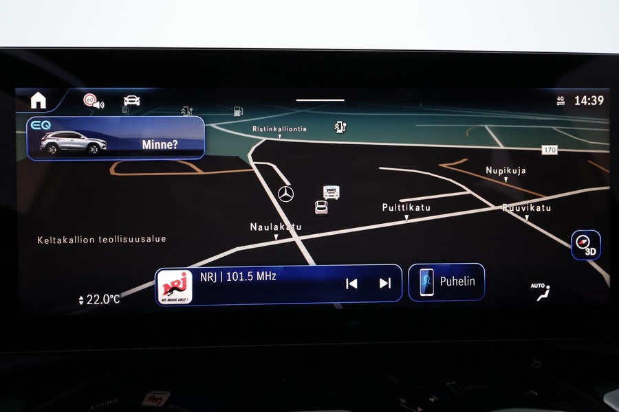 heti ajoon Mercedes-Benz EQA