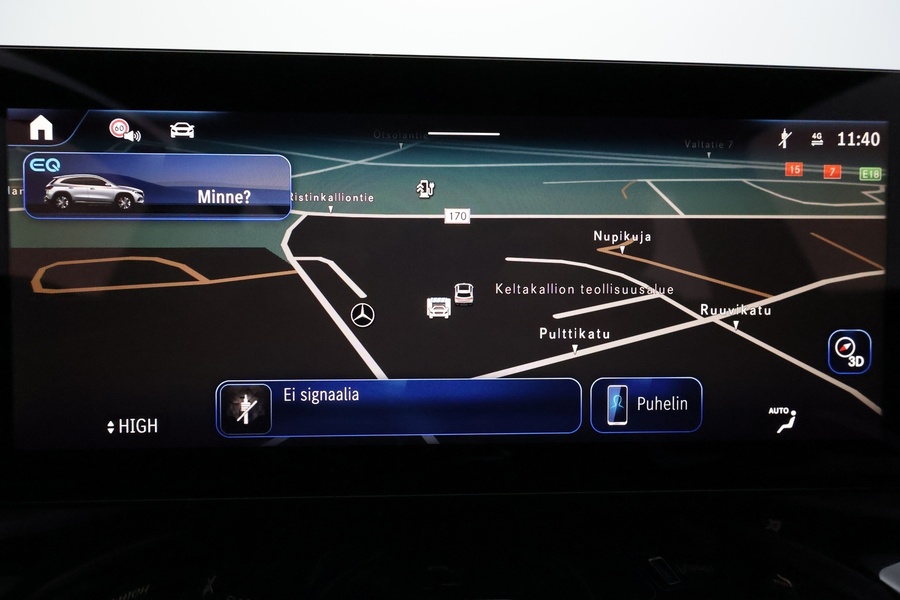 heti ajoon Mercedes-Benz EQA