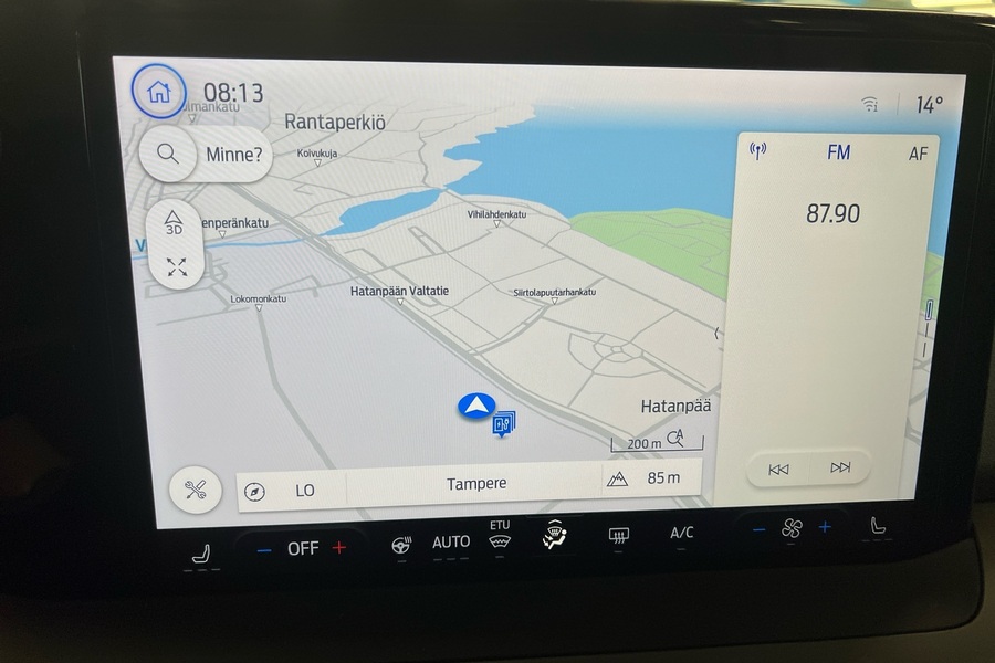 heti ajoon Ford Tourneo Courier