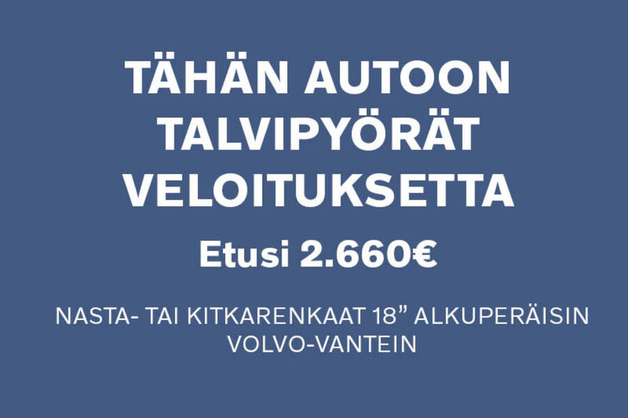 heti ajoon Volvo V60