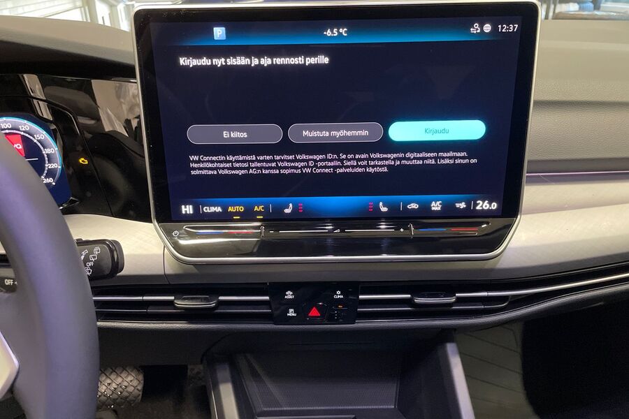 heti ajoon Volkswagen Golf