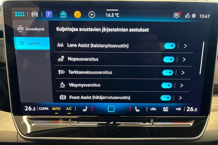 heti ajoon Volkswagen Golf