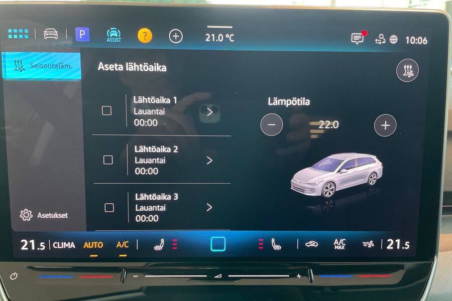 heti ajoon Volkswagen Golf