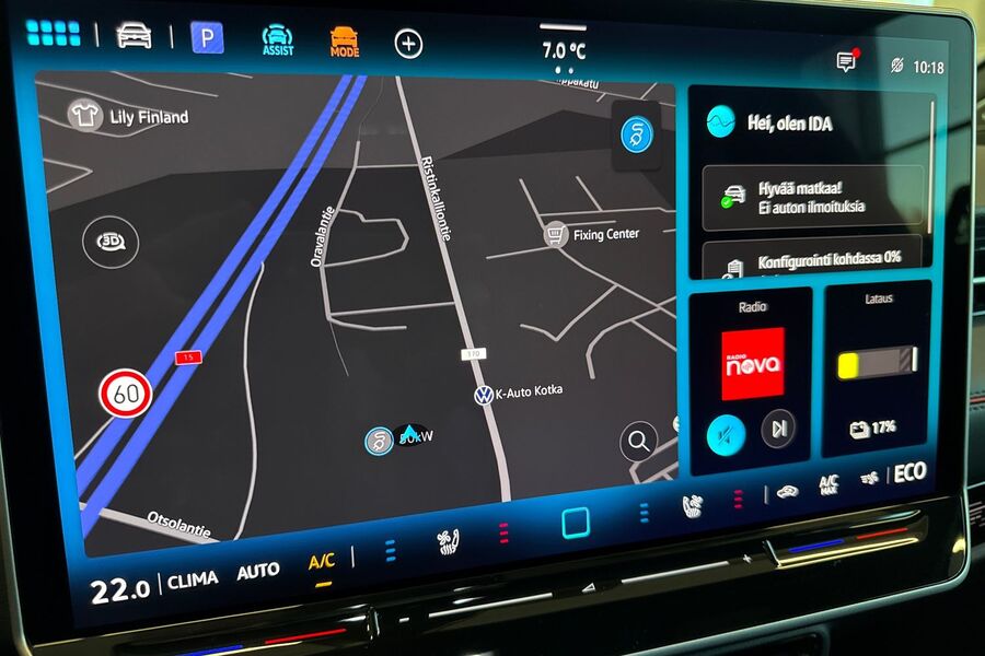 heti ajoon Volkswagen ID.7