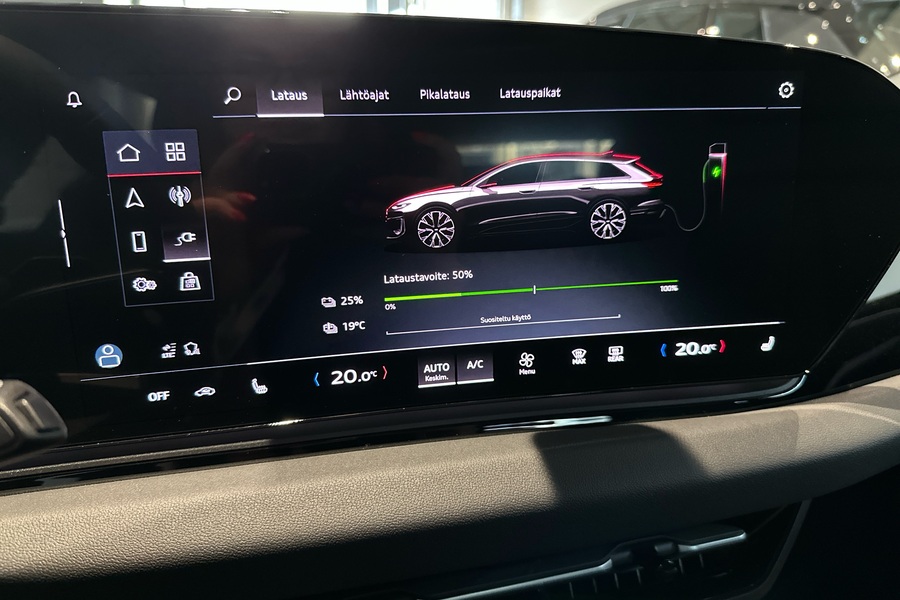 heti ajoon Audi A6 e-tron