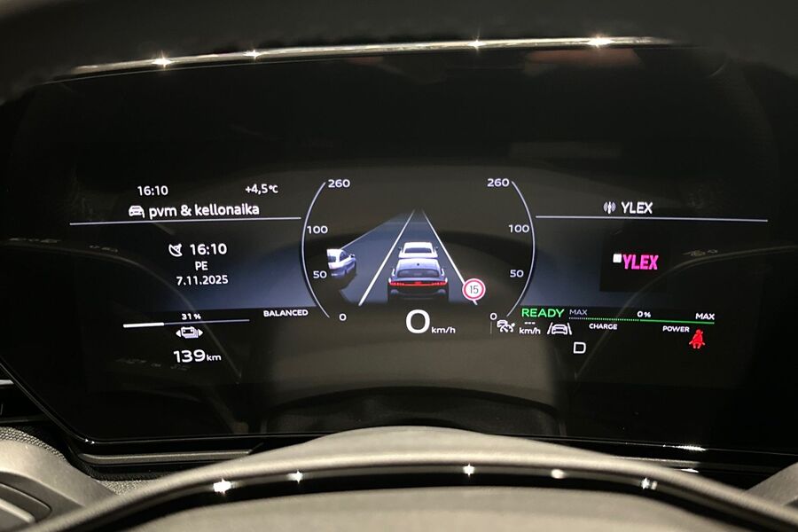 heti ajoon Audi A6 e-tron