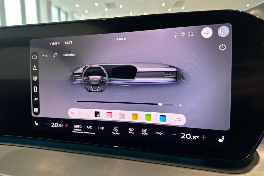 heti ajoon Audi Q3