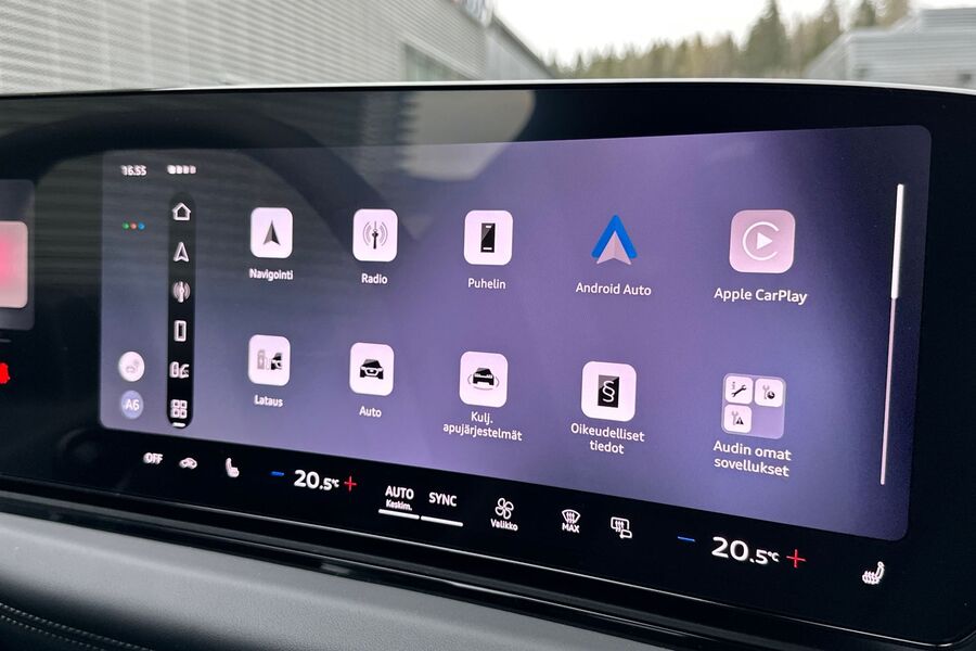 heti ajoon Audi A6 e-tron