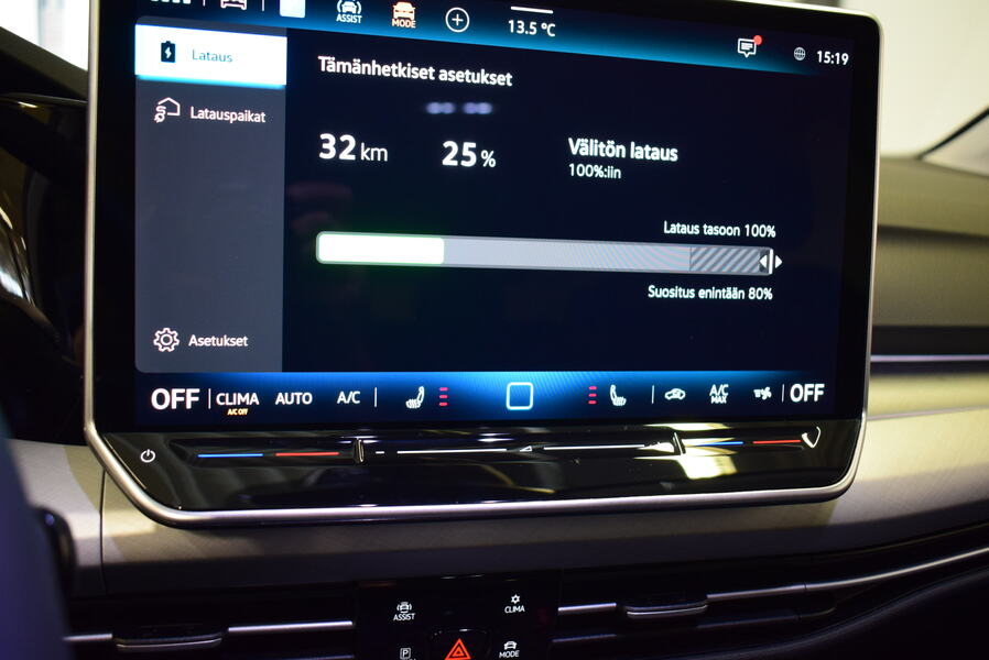 heti ajoon Volkswagen Golf