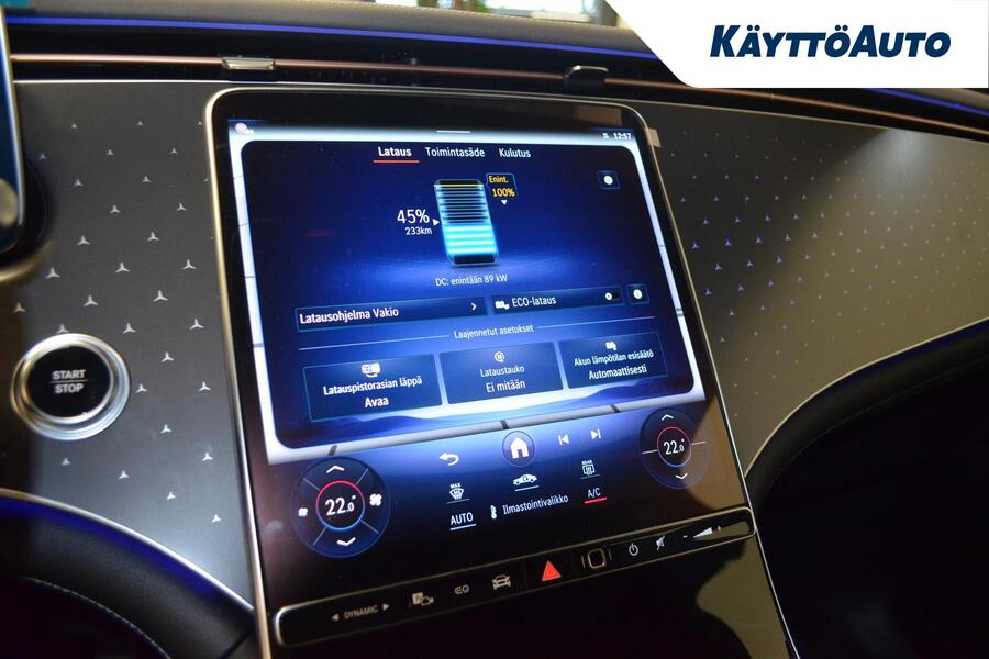 heti ajoon Mercedes-Benz EQE