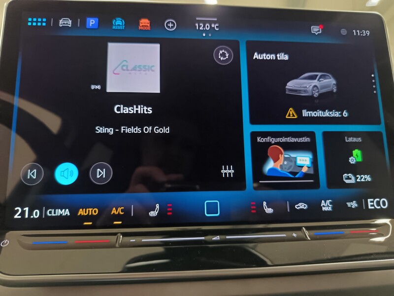 heti ajoon Volkswagen Golf