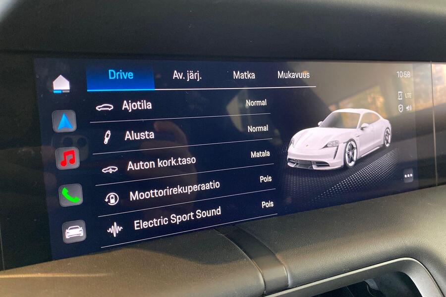 heti ajoon Porsche Taycan