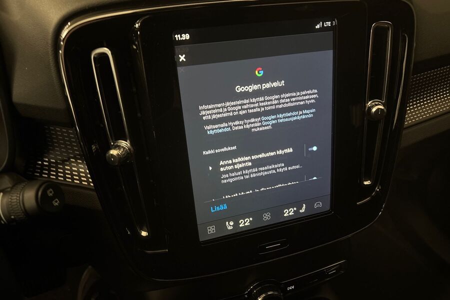 heti ajoon Volvo EX40