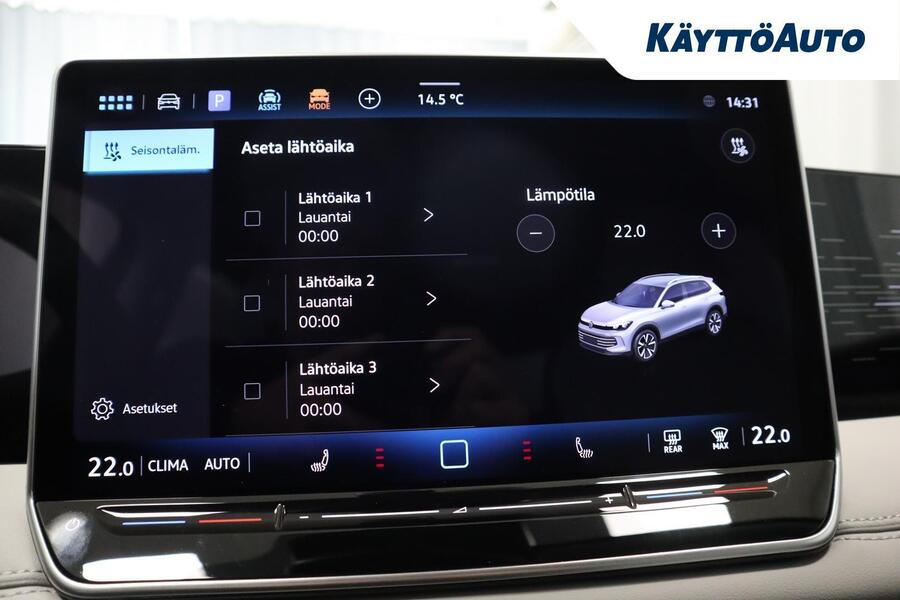 heti ajoon Volkswagen Tiguan