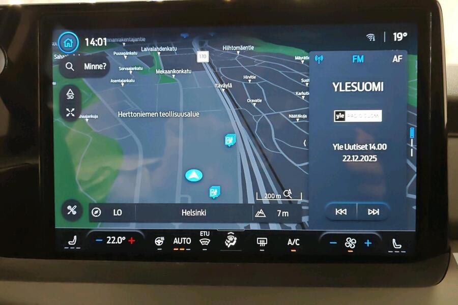 heti ajoon Ford Tourneo Courier