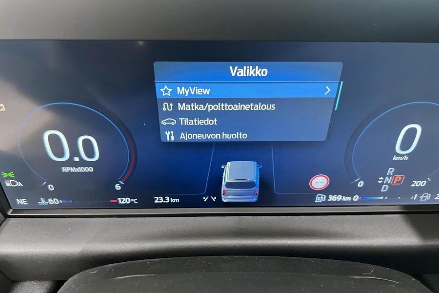 heti ajoon Ford Transit Custom