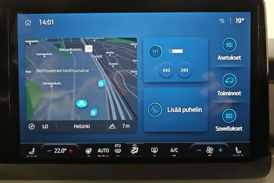 heti ajoon Ford Tourneo Courier