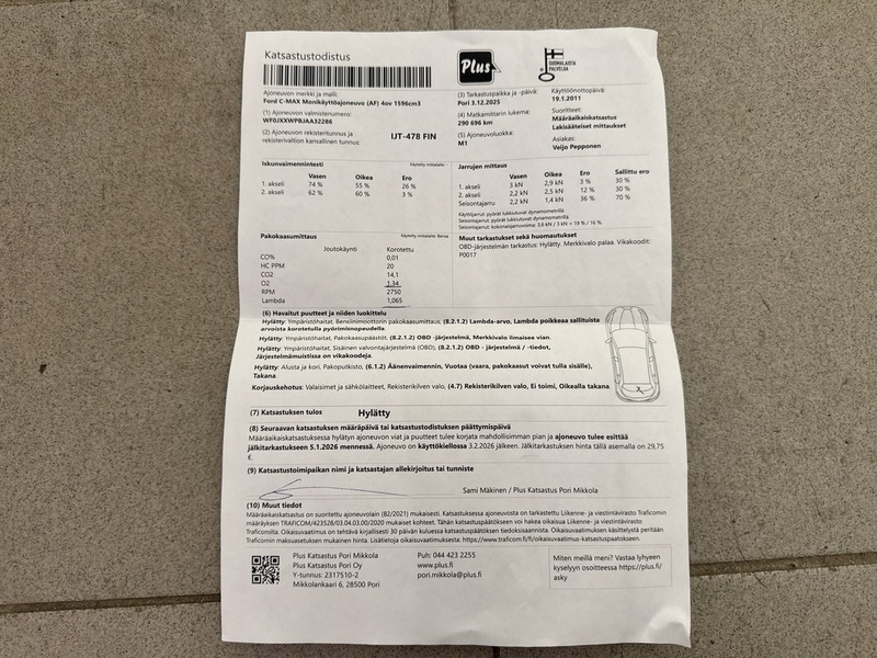 Ford C-MAX vaihtoauto