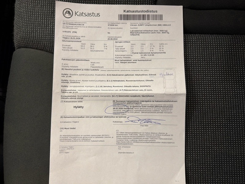 Citroën Jumpy vaihtoauto