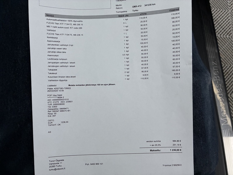 Mercedes-Benz E vaihtoauto