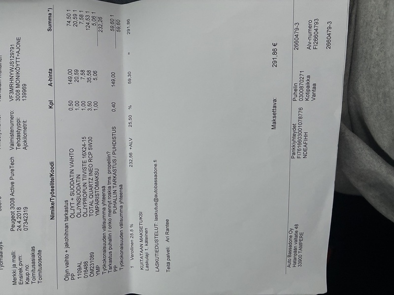 Peugeot 3008 vaihtoauto