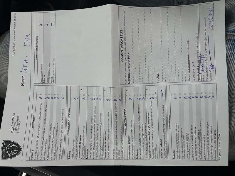 Peugeot 3008 vaihtoauto